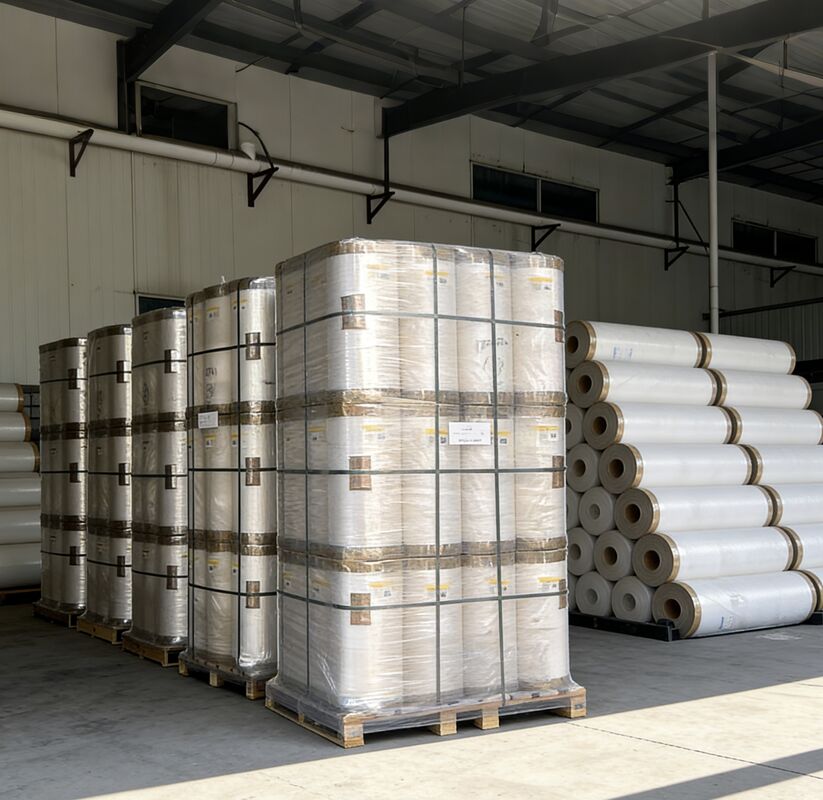 فيلم لامنة لامعة مضاد للرطوبة مع معالجة كورونا مزدوجة الجانب وملصق إيفا لإنهاء لامع عالي