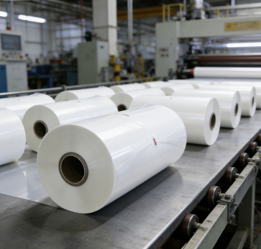 فيلم التصفيف الحراري لـ PET المقاوم للرطوبة مع لاصق فعال حرارياً وإنهاء لامع للتغليف