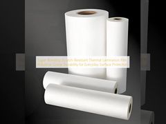 فيلم تغليف حراري فائق الالتصاق ومقاوم للخدش ومتين من الدرجة الصناعية للحماية اليومية للأسطح