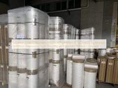 فيلم حماية السطح المقاوم للخدش الفائق الذي تم إنشاؤه بواسطة نوع معالجة البثق المتعدد مما يضمن تغطية سطحية متينة.