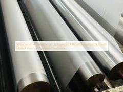 فيلم تغليف غير لامع مقاوم للماء والرطوبة والأشعة فوق البنفسجية مع لمسة نهائية غير لامعة للحماية الكاملة